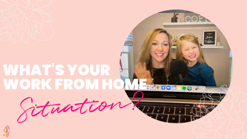 Working from home with kids blog